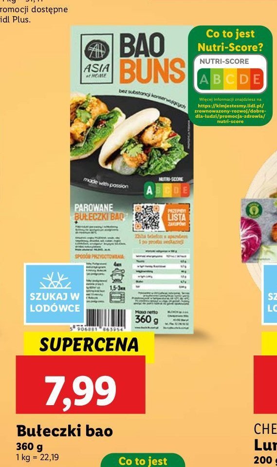 Bułeczki bao Buchcik promocja w Lidl