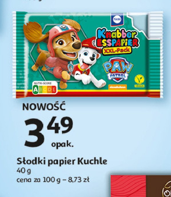 Słodki papier KUCHLE promocja w Auchan