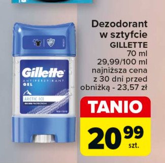 Dezodorant arctic ice Gillette endurance promocja