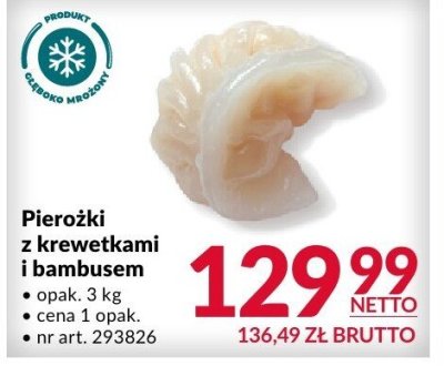 Pierożki z krewetkami i bambusem promocja w Makro