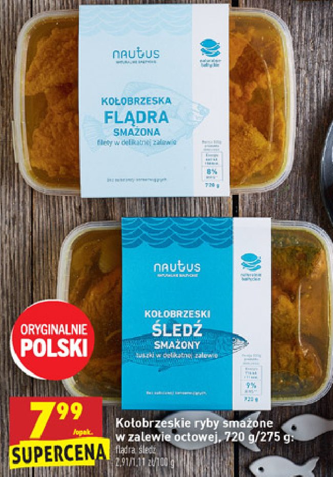 Kołobrzeski śledź smażony promocja