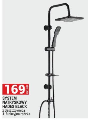 SYSTEM NATRYSKOWY HADES BLACK promocja w Merkury Market