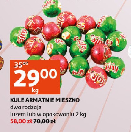 Kule armatnie- czekoladowa Mieszko promocja