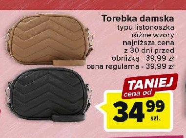 Torebka damska listonoszka promocja