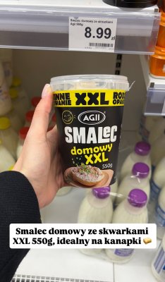 Smalec domowy ze skwarkami XXL promocja w Dino