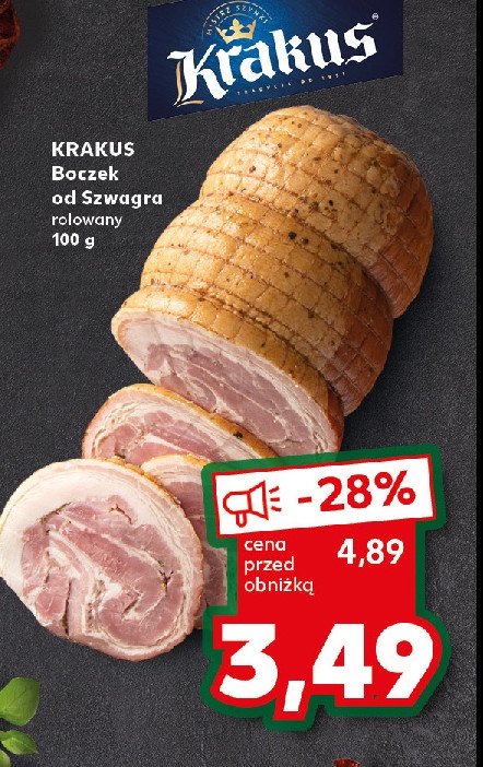 Boczek od szwagra Krakus animex promocja w Kaufland