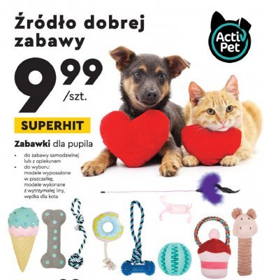 Zabawka piszczałka Activ pet promocja