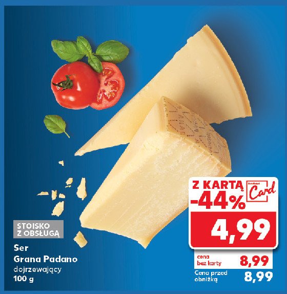 Ser grana padano promocja w Kaufland