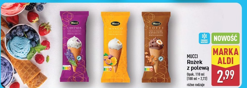 Rożek mango Mucci promocja