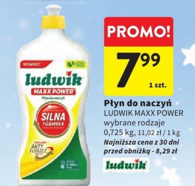 Płyn do naczyń Ludwik Maxx Power promocja w Intermarche