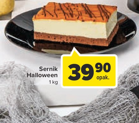 Sernik halloween promocja