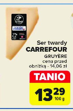 Ser gruyere Carrefour targ świeżości promocja