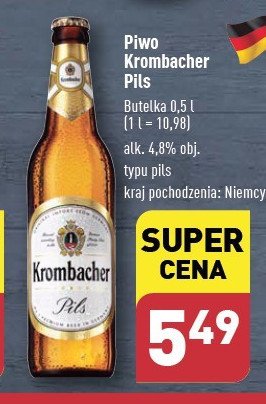 Piwo Krombacher promocja