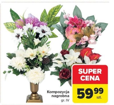 Kompozycja nagrobna GARDEN LINE promocja w Carrefour