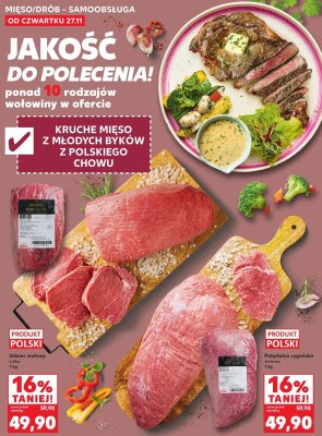 Udziec wołowy kulka 1 kg promocja w Kaufland