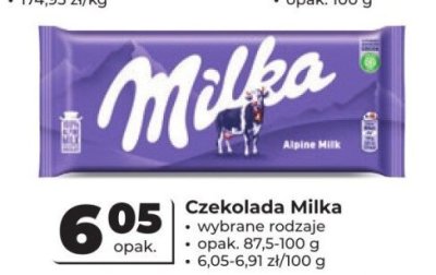 Czekolada Milka Alpine Milk promocja w Odido