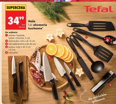 Noże lub akcesoria kuchenne Tefal promocja w Biedronka