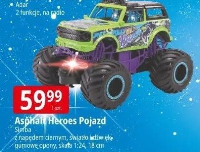 Asphalt Heroes Pojazd Simba promocja w Leclerc