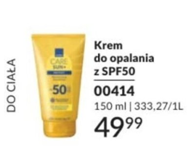 Krem do opalania z SPF50 promocja w AVON