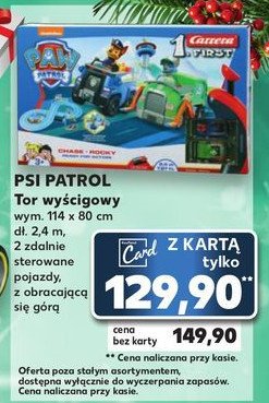 Tor wy艣cigowy - psi patrol promocja