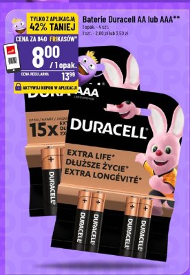 Baterie Duracell AA lub AAA promocja w POLOmarket