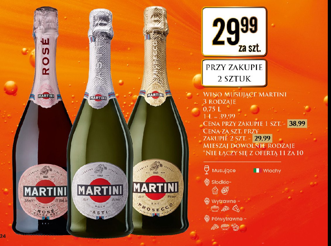 Wino Martini rose promocja