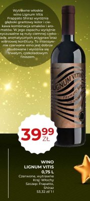 Wino Lignum Vitis 0,75 l promocja w Duży Ben