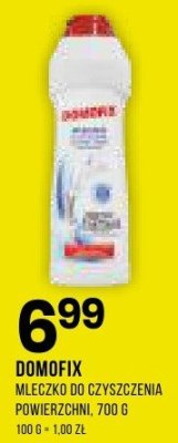 Mleczko do czyszczenia DOMOFIX promocja w Drogerie Natura