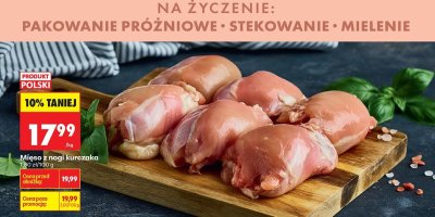 Mięso z nogi kurczaka promocja w Biedronka