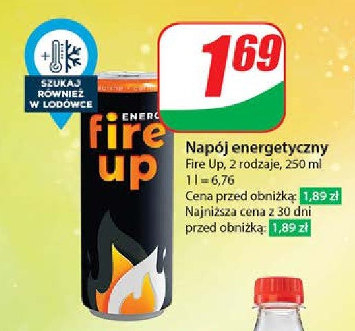 Napój energetyczny FIRE UP promocja