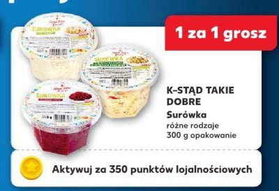 Surówka różne rodzaje promocja w Kaufland