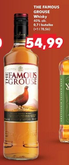 Whisky The famous grouse promocja w Kaufland