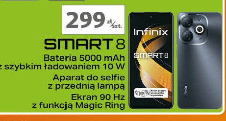 Smartfon smart 8 Infinix promocja