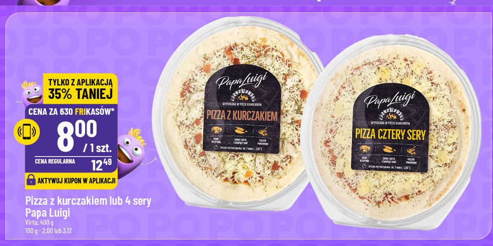 Pizza z kurczakiem Papa luigi promocja w POLOmarket