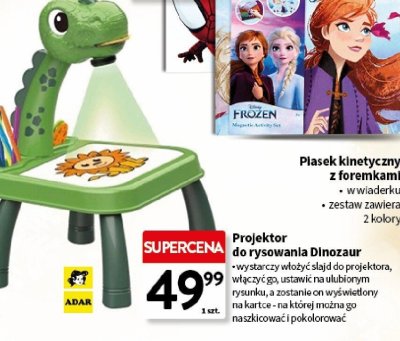 Projektor do rysowania Dinozaur promocja w Intermarche