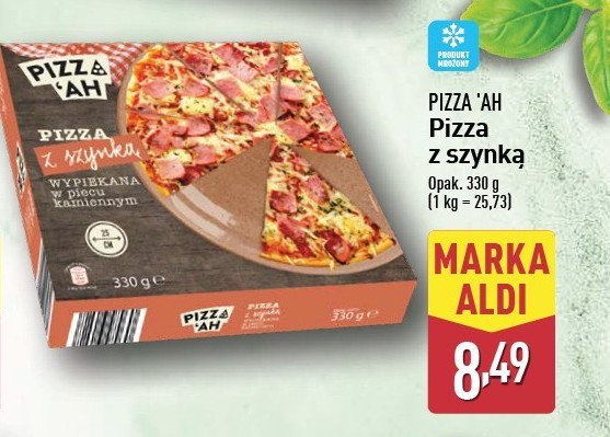 Pizza z szynką promocja