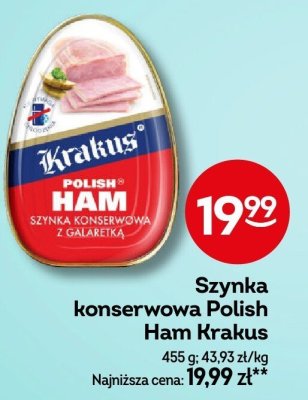 Szynka konserwowa Polish Ham Krakus promocja w Żabka