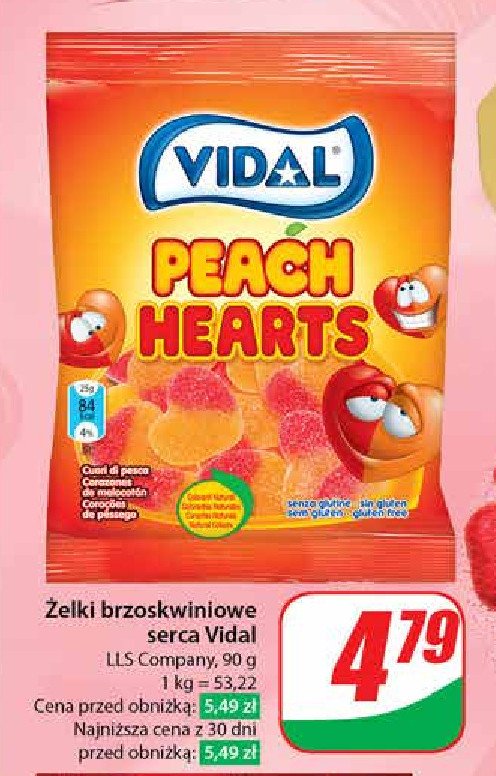 Żelki sour pencils Vidal promocja