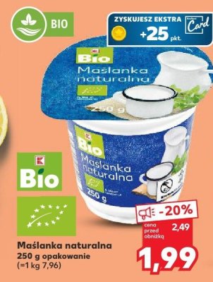 Maślanka naturalna Kaufland promocja w Kaufland