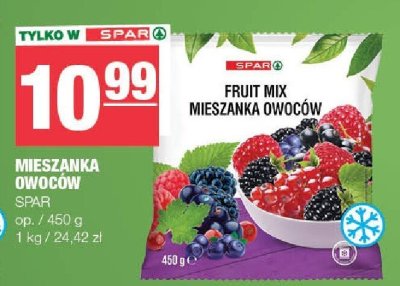 Mieszanka owoców fruit mix SPAR promocja w SPAR