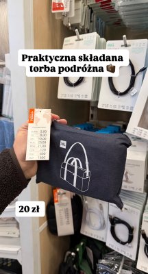 Torba składana podróżna 30L promocja w Pepco
