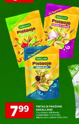 Pistacje chilli & limonka Bakalland promocja