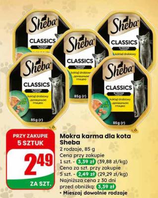 Mokra karma dla kota Classics promocja w Dino