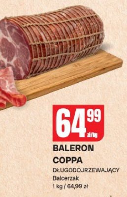 Baleron coppa długodojrzewający Balcerzak promocja w Chorten