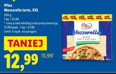 Ser Mozzarella tarta, XXL promocja w Lidl