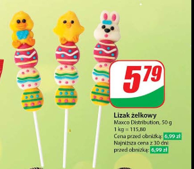 Lizak żelkowy Maxco promocja