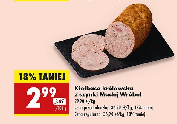 Kie艂basa kr贸lewska z szynki Madej & wr贸bel promocja