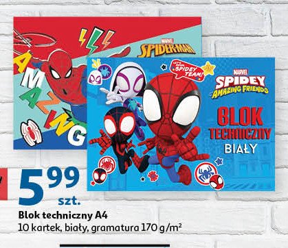 Blok techniczny a4/10 k spider-man promocja