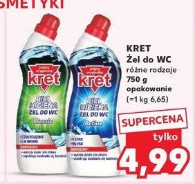 Żel do wc active Kret promocja