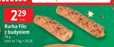 Chleb Rurka Filo z budyniem promocja w Leclerc